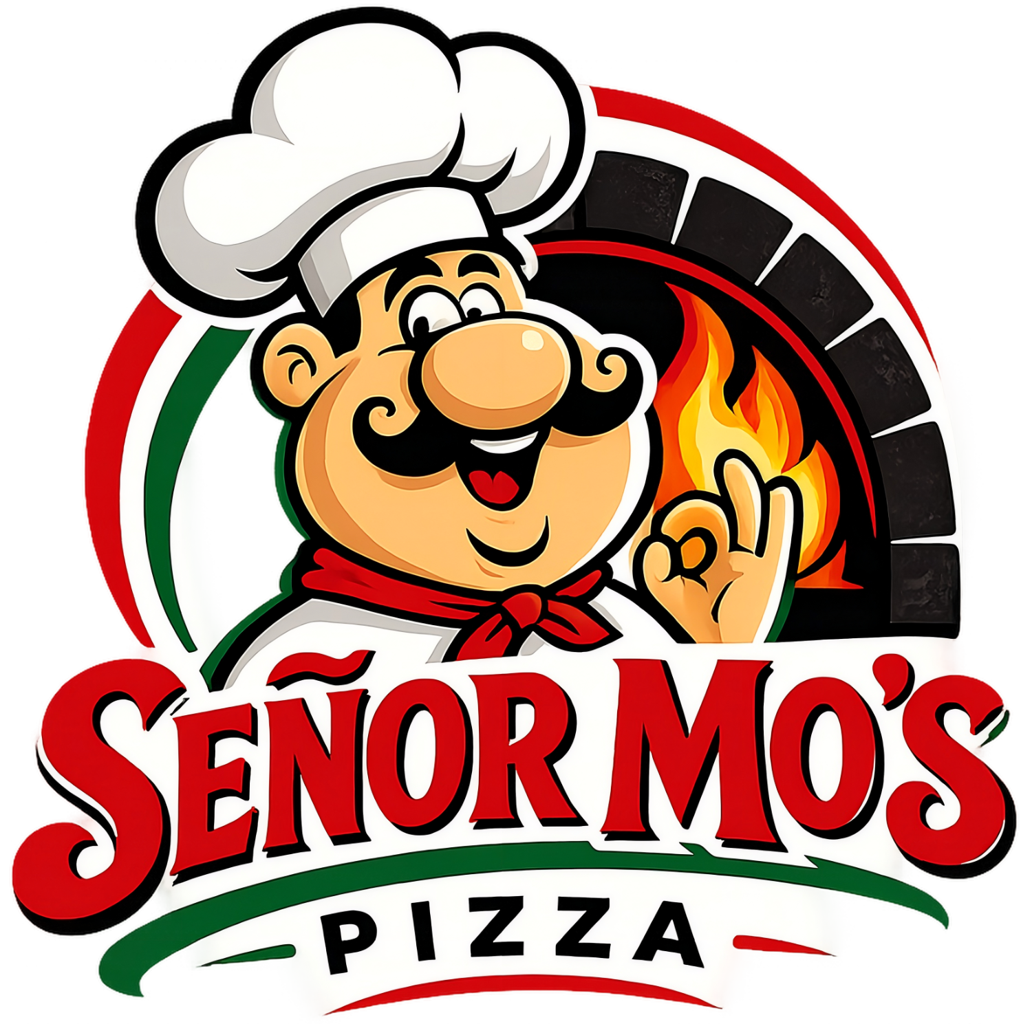 Señor Mo's Pizza Logo